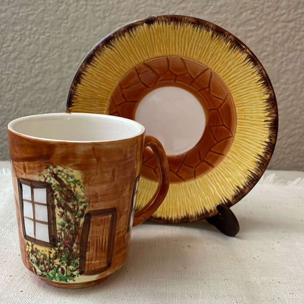 Vintage Price Kensington Ye Olde Cottage Cup & Saucer, Made in England